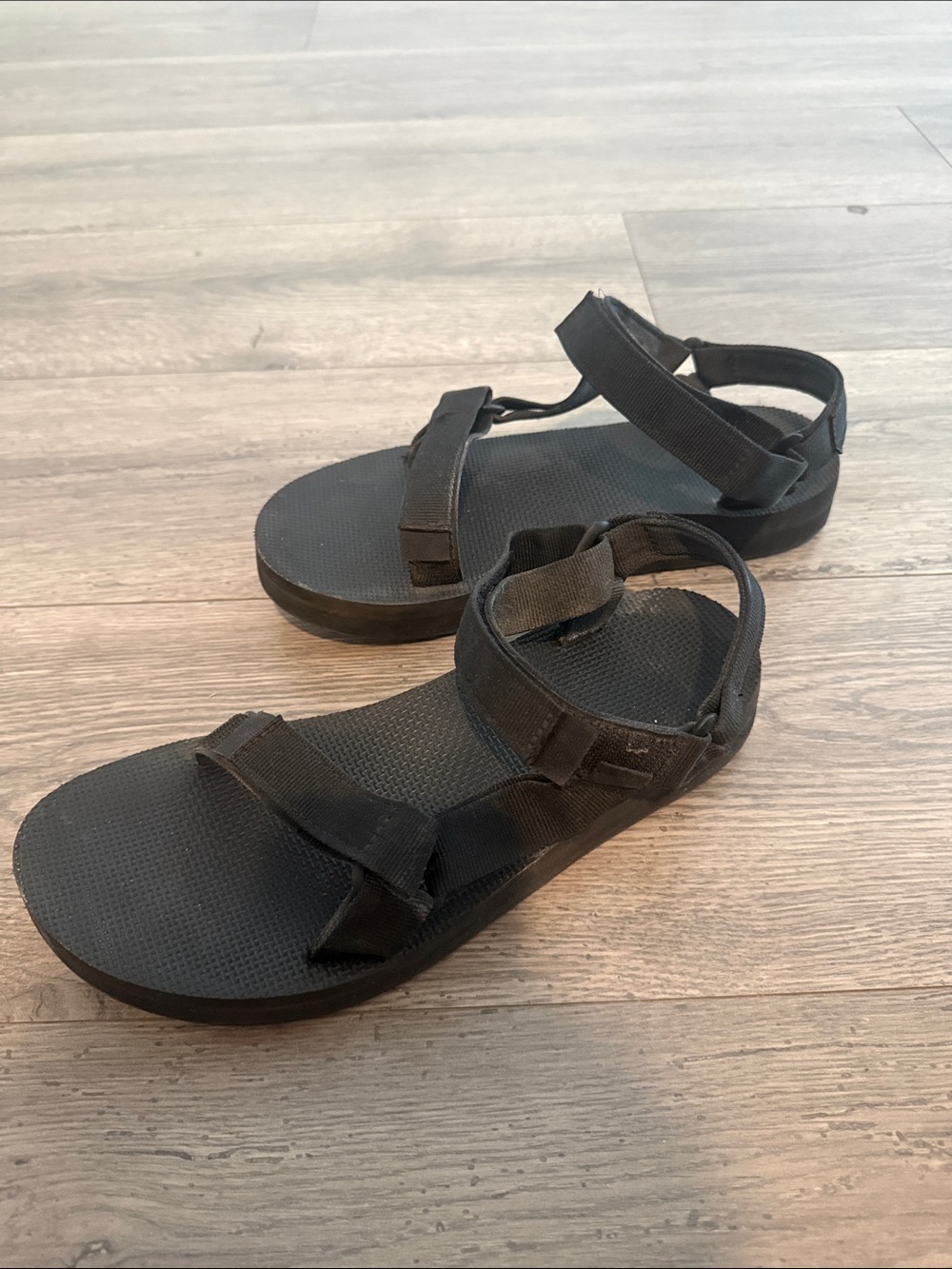 Teva Women’s Black Sport Strap Sandals